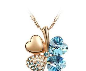 2011熱銷款XL 001水晶韓版幸福四葉草項(xiàng)鏈 價(jià)格、廠家與圖片全解析